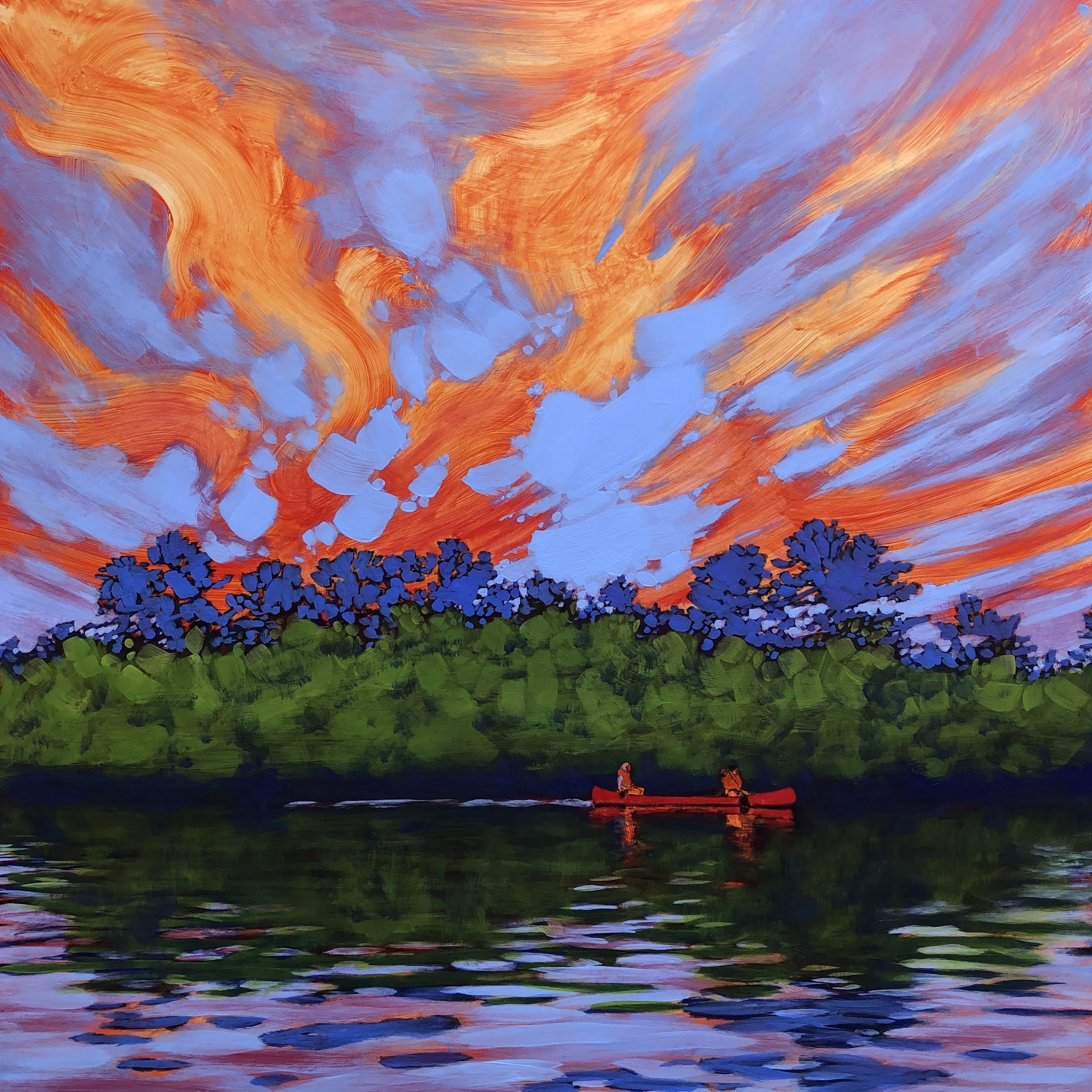 Lake Harriet Sunset — Jim Musil Painter